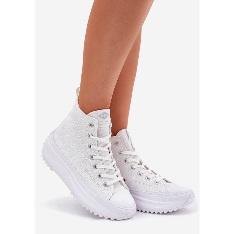 Magas női cipők Lee Cooper LCW-25-31-3461L fehér 1
