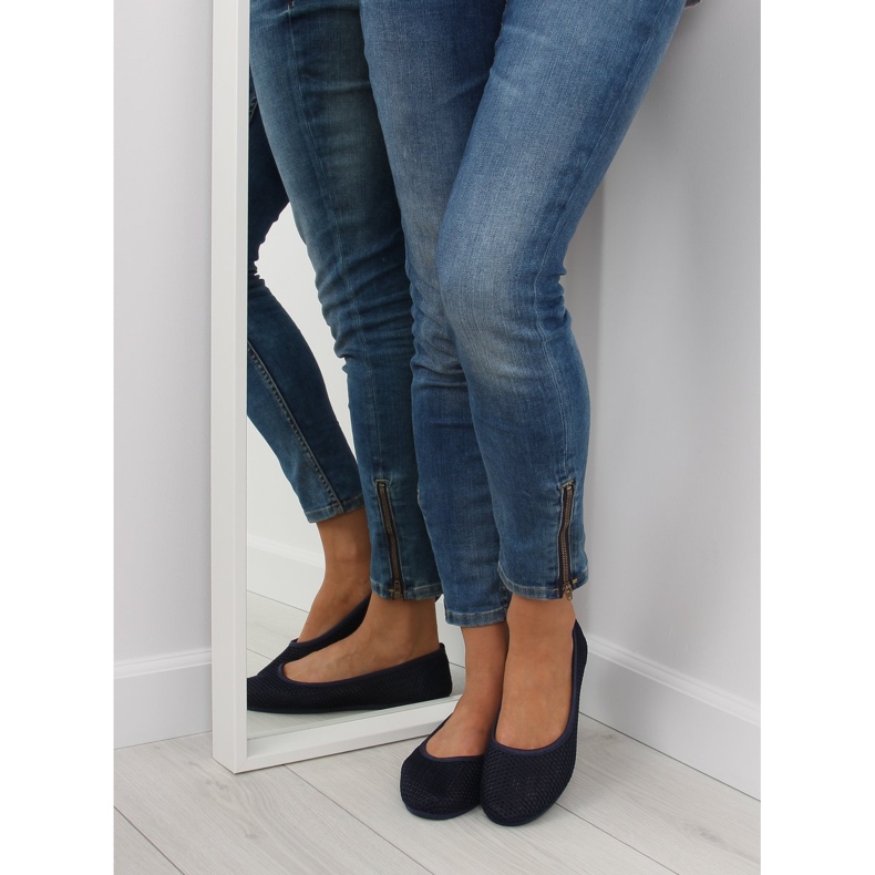 Sötétkék hálós balerinák 1
