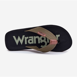 Férfi flip -flops wrangler zane flipflop férfiak alacsony 20251044.20251044.57b zöld 1