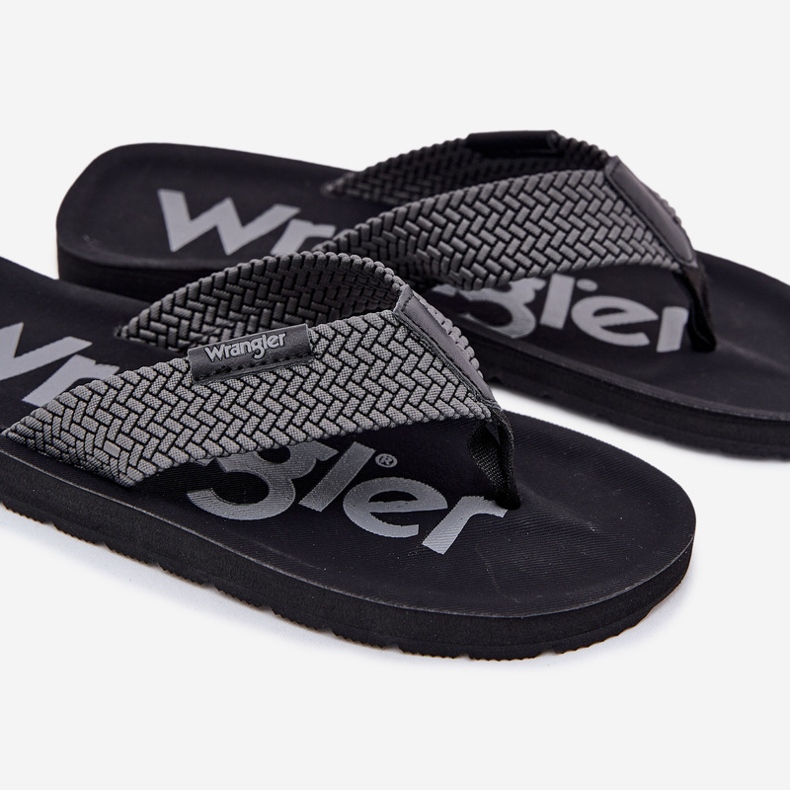 Férfi flip -flops wrangler zane flipflop férfiak alacsony 20251044.20251044.10e szürke 2
