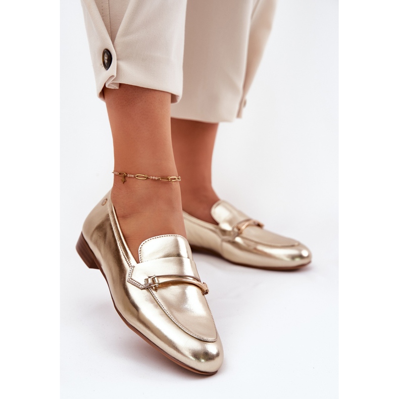 Női bőr cipő maciejka k6809-25 zlotys aranysárga 1 Női bőr cipő maciejka k6809-25 zlotys aranysárga 1