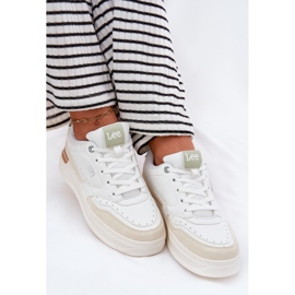 Női cipők a Lee Emma nők alacsony 50251014.04L platformon bézs 1