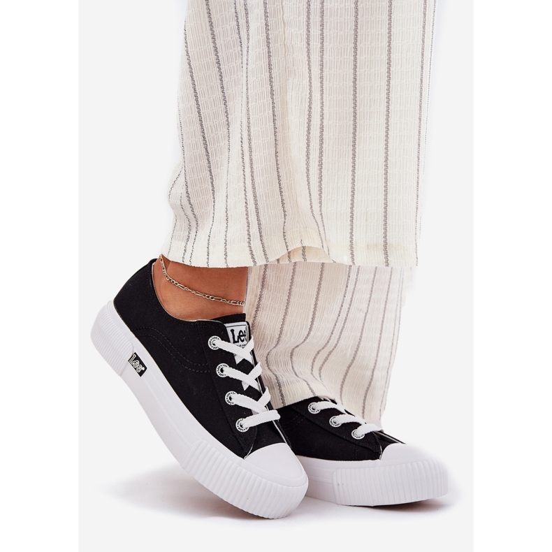 Női cipők a platformon Lee Isla C nők alacsony 50251001 fekete 1