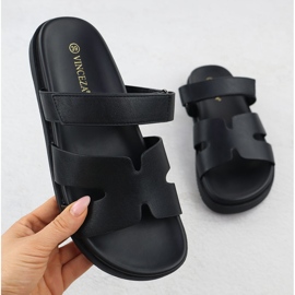 Vinceza Női fekete flip flops vineza 17401 1