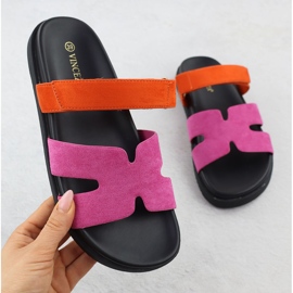 Vinceza Női flip flops rózsaszín narancssárga vineza 17401 1