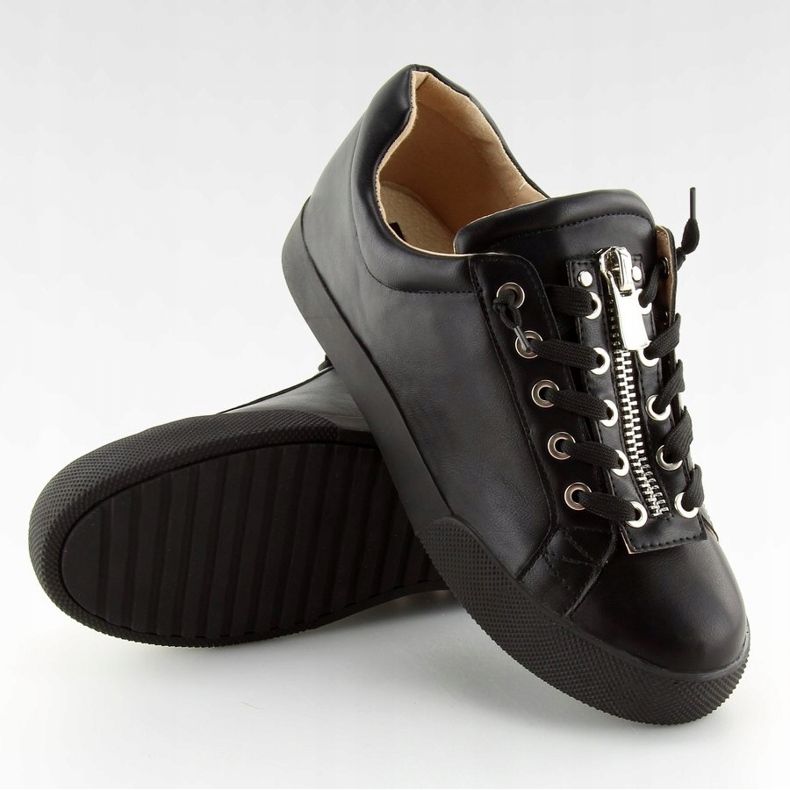 Fekete női cipők 7209 Fekete 2