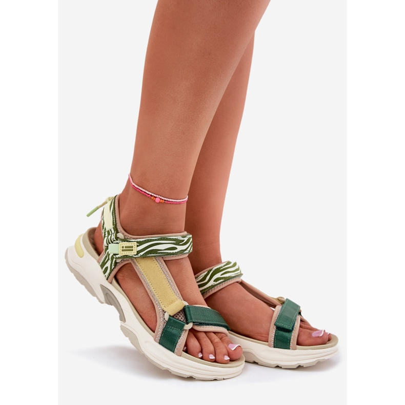 Női tépőzáras szandál D.Franklin DFSH406003 Zöld 1