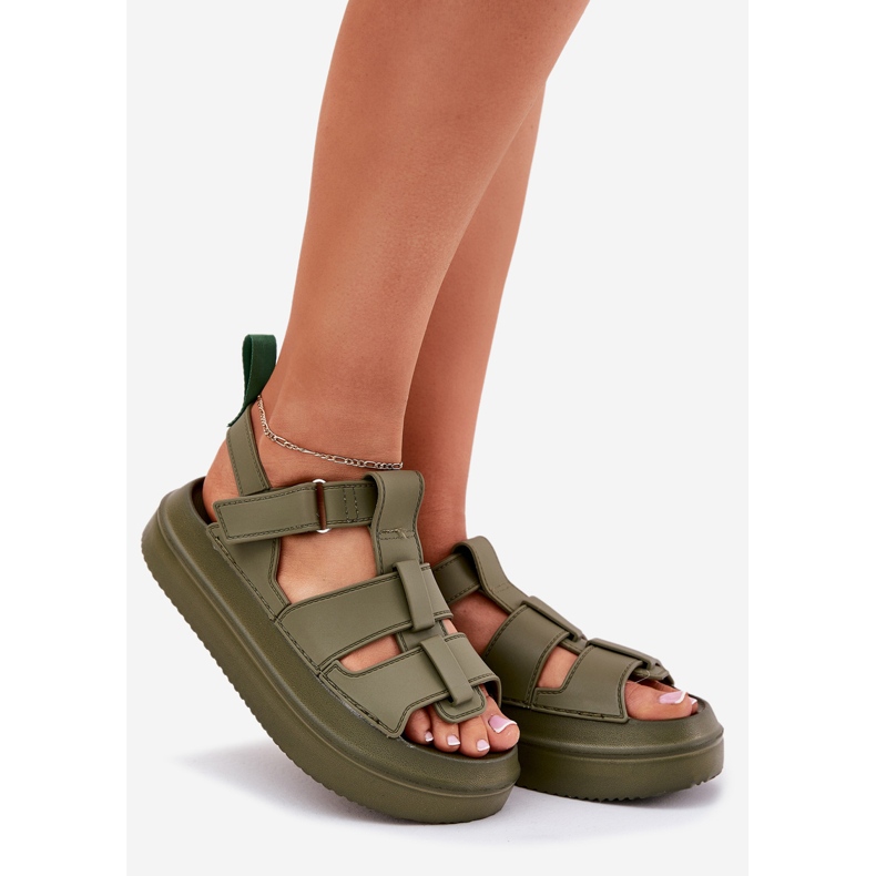 Inna Női szandál a zöld platformon 1 Inna Női szandál a zöld platformon 1