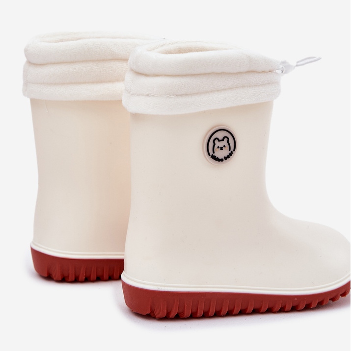 Inna Gyerekek galoshes, könnyű gyöngy melegebb bézs 2