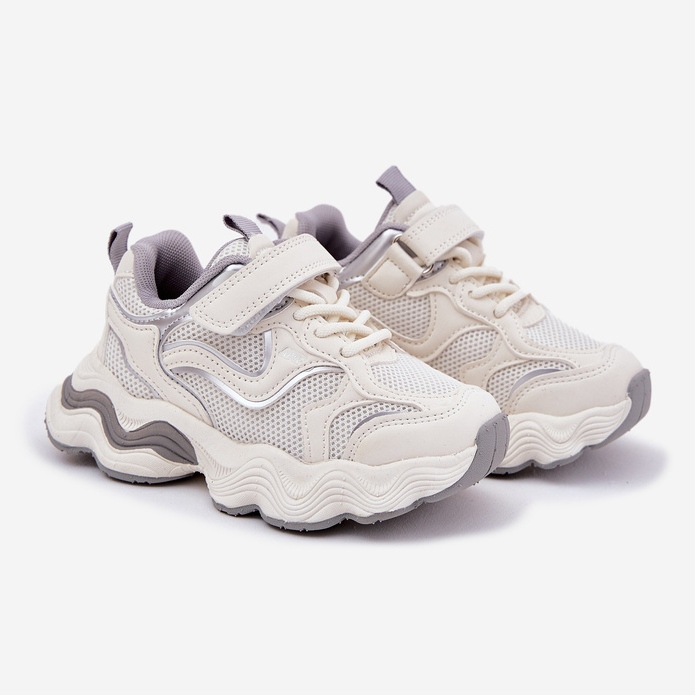 Inna Gyerek cipők egy vastag fehér talpon 1