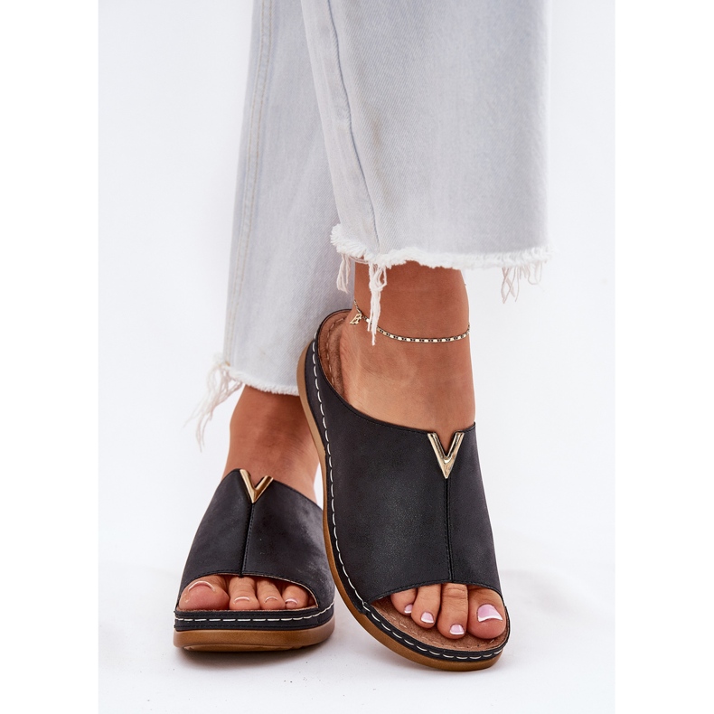 EVento Kényelmes női ékek fekete ékek 2