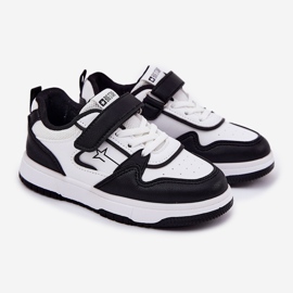 Könnyű gyermekek cipők Big Star RR374052 Fehér és fekete 1