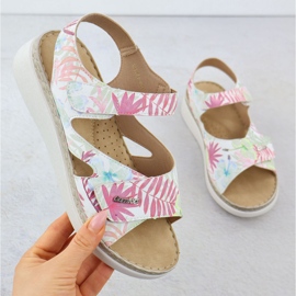 Női szandál Wedge With With With Evento fehér 1
