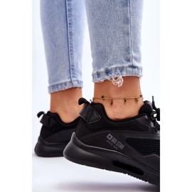 Big Star Cipők női cipő nagy csillag ll274372 fekete 2