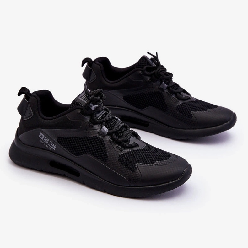 Big Star Cipők női cipő nagy csillag ll274372 fekete 1