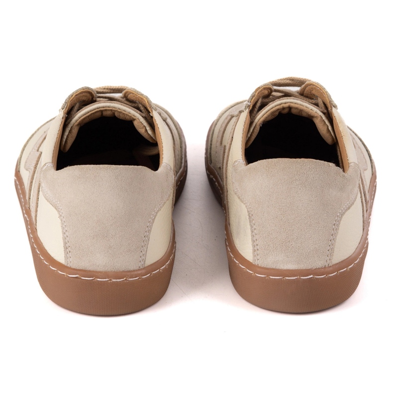 Mezítláb női bőr cipő Olivier Eliza Bézs 2