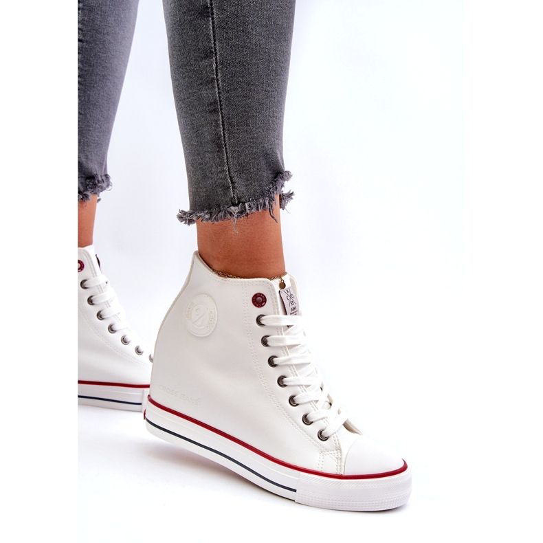 Női Wedge Sneakers Cross Jeans NN2R4004 fehér 3