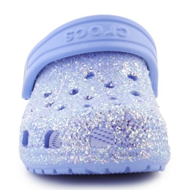 CROCS Classic Glitter Clog T 206992-5Q6 szárnyak kék 1