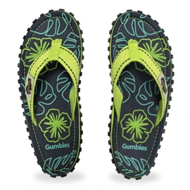 Flip-flops Gumbies Islander Flip-Flops Lime Hibiscus gu-Fff148 zöld 1 Flip-flops Gumbies Islander Flip-Flops Lime Hibiscus gu-Fff148 zöld 1