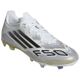 Adidas F50 Liga FG/MG JI0005 labdarúgó cipő fehér 1