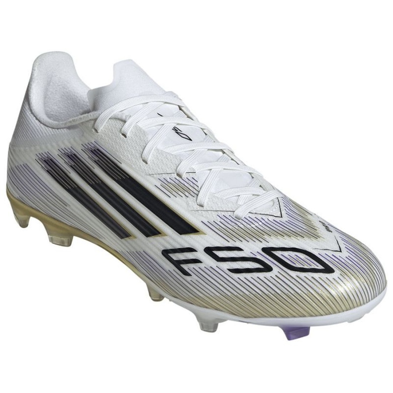 Adidas F50 Liga FG/MG JI0005 labdarúgó cipő fehér 1