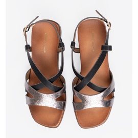 Sergio Leone női fekete szandál 1