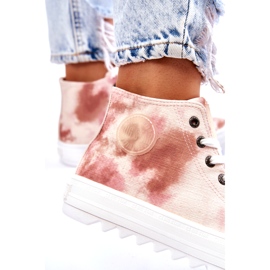 Női tornacipő Big Star LL274048 bézs-rózsaszín 2