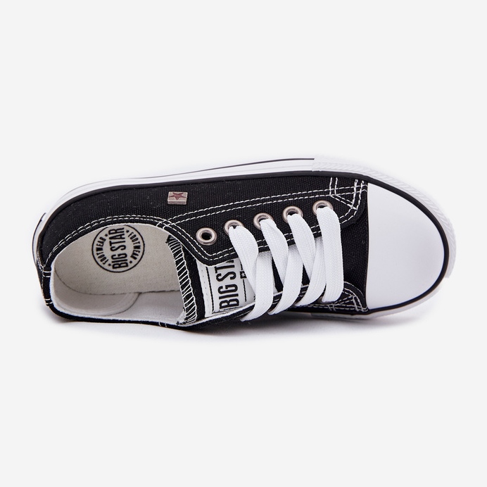 Gyermek klasszikus tornacipő Big Star DD374163 fekete 2