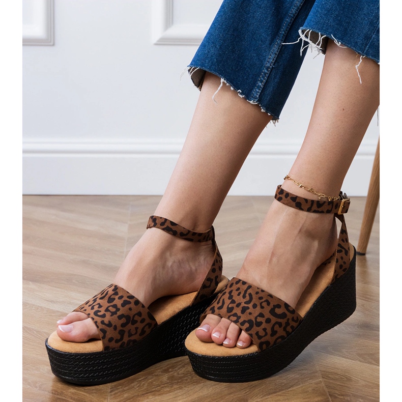 Panther szandál az Ekozamsz platformon sokszínű 2