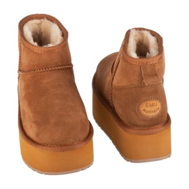 EMU Australia Stinger Micro Flatform Shoes W13082-CHES barna 2