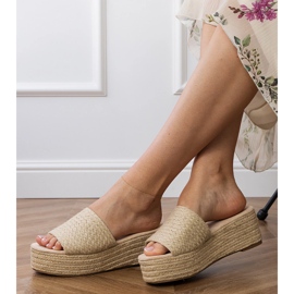 Bézs espadrilles a platformon 2