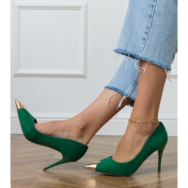 Zöld ökosam szivattyúk fém lábujjjal 2