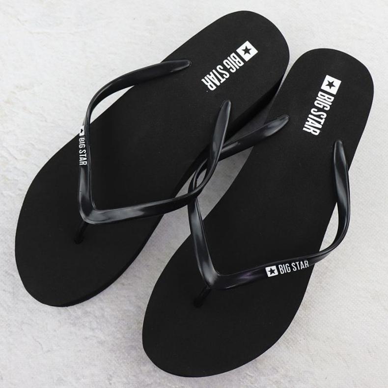 Big Star RR274A577 flip -flops fekete 1