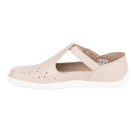 Olivier Női mezítláb cipő természetes bőrből 1283 bézs 1