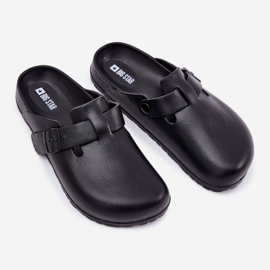 Big Star Foam flip -flops férfiak eltömődése egy nagy csillaggal RR174A022 fekete csat 1