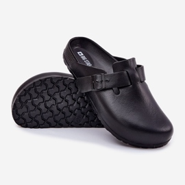 Big Star Foam flip -flops férfiak eltömődése egy nagy csillaggal RR174A022 fekete csat 2