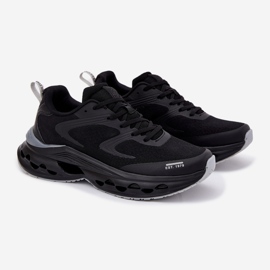 Férfi sportcipő a Big Star RR174022 Hi-Polish Platform Black System-en fekete 1