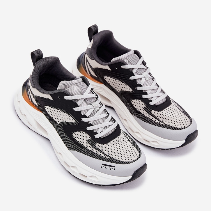 Férfi sportcipő az RR174023 Big Star-on Hi-Polish System Platformon szürke 1