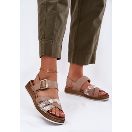 Női szandál Inblu GS000056 bézs 2