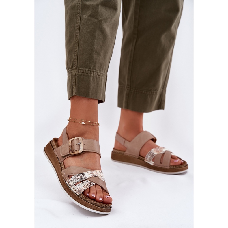 Női szandál Inblu GS000056 bézs 2