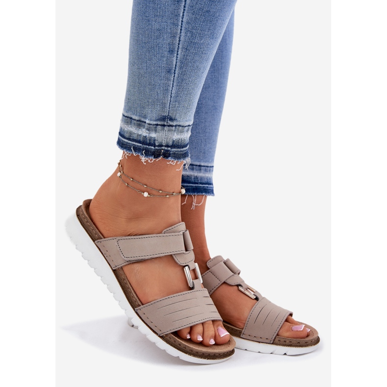 Női flip -flopok az inblu cn0007g bézs 1