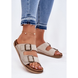 Női profilaktikus flip flops inblu aa000068 bézs 2