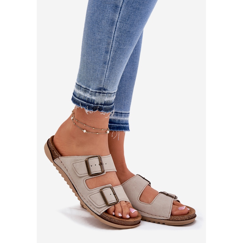 Női profilaktikus flip flops inblu aa000068 bézs 1