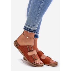 Női profilaktikus flip flops inblu aa000068 narancs 1