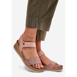 Női szandál az inblu rv000014 ékön rózsaszín 1