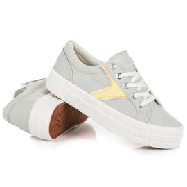 Kylie Cipők a platformon szürke 1 Kylie Cipők a platformon szürke 1