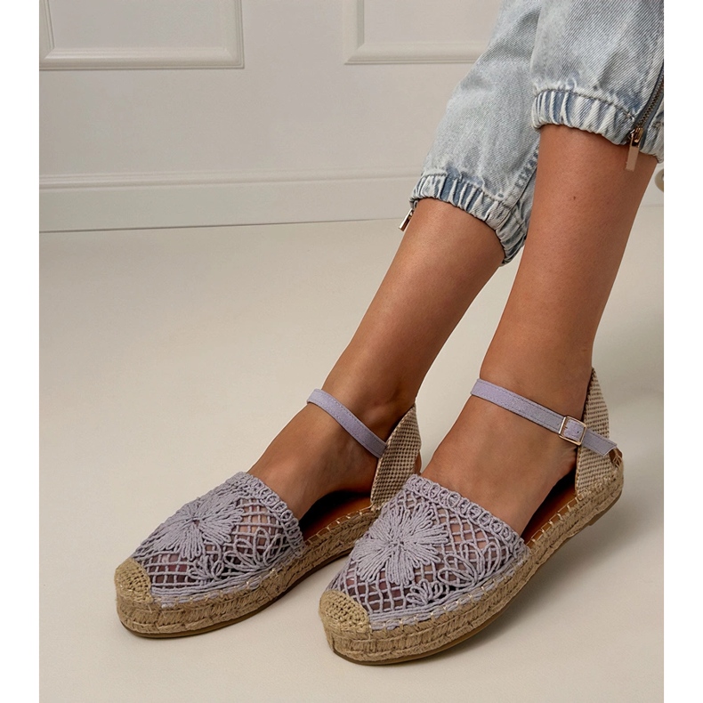 OpenWork Espadrilles lila szandál ibolya 1 OpenWork Espadrilles lila szandál ibolya 1