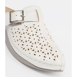 Seastar Fehér papucs teljes orrával és csatával 1