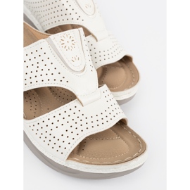 Seastar Fehér, kényelmes vágott flip flop 2