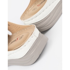 Seastar Fehér, kényelmes vágott flip flop 1